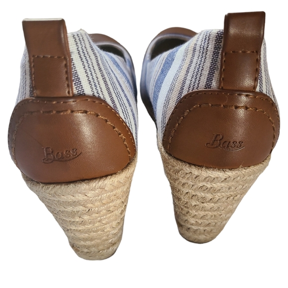 G.H. Bass & Co. Striped Kaitlyn Espadrilles Size 11 - Picture 5 of 8